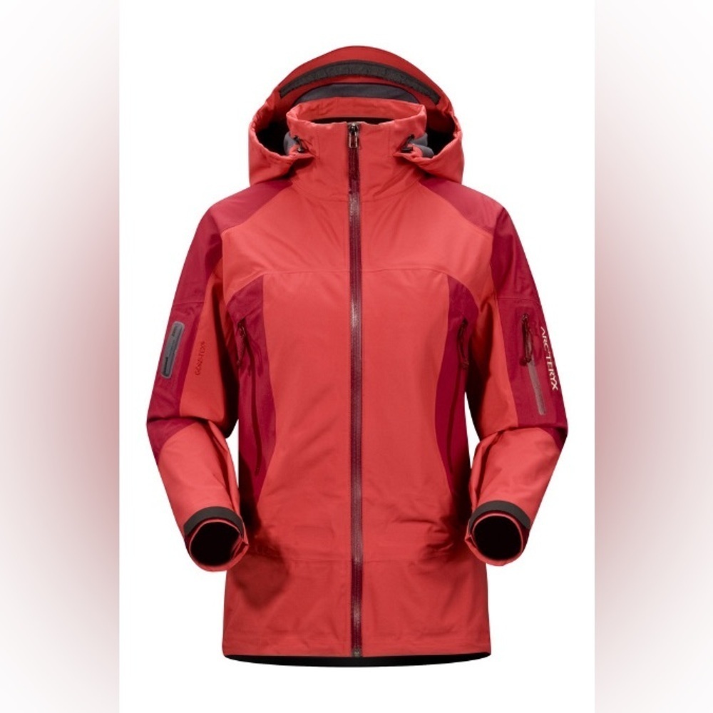 Arc’teryx Women’s Red Stingray Gore-tex Ski Snowboard Hooded Jacket Size XS